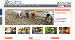 Desktop Screenshot of humana-india.org